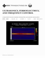  * Ultrasound Bessel Transducer TUFFC Front Cover of April 2002 Issue * 