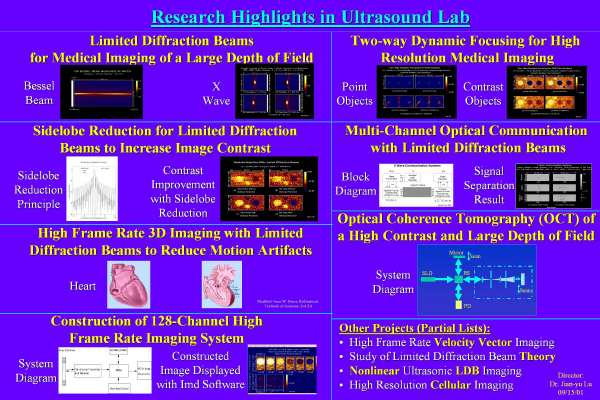  * Major Projects in Ultrasound Lab * 